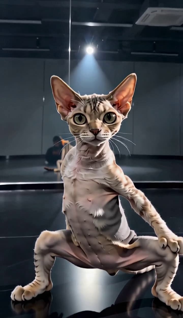 Hot Dance in Dance Studio