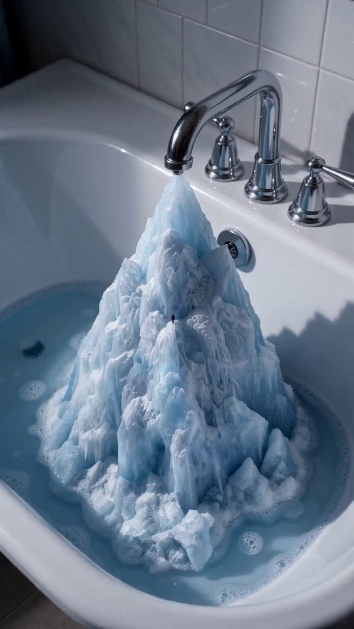 Escalada Congelada en la Bañera