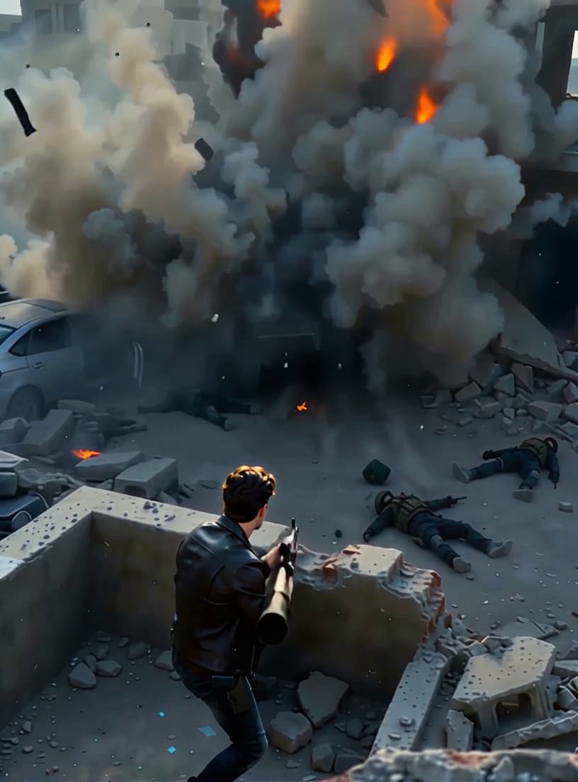 The battlefield in the game