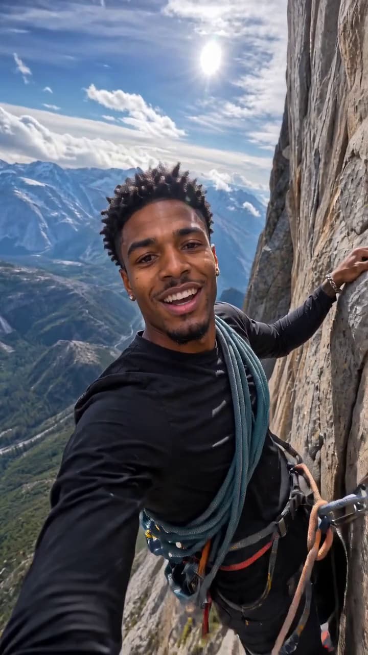 Extreme Rock Climbing
