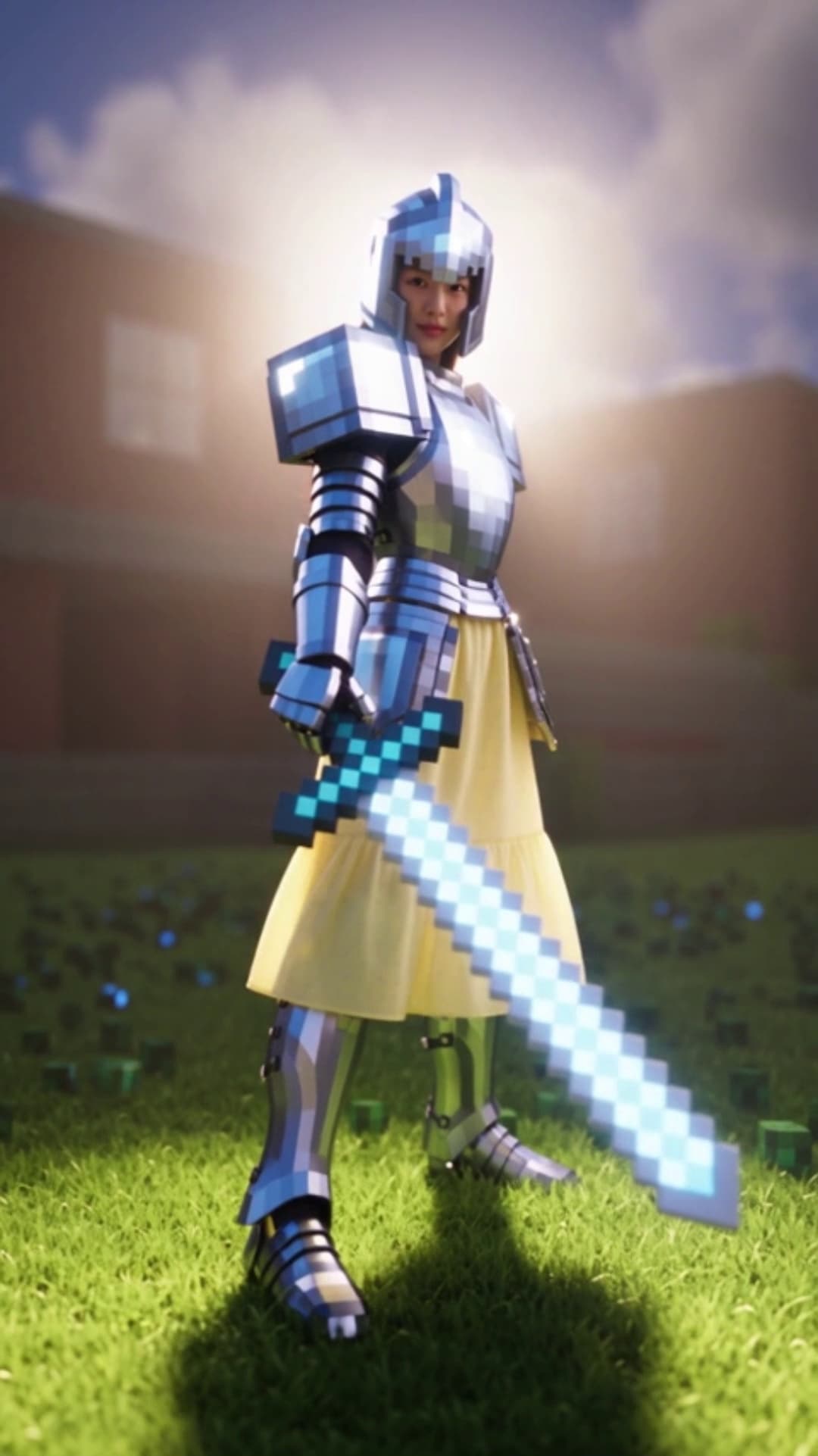 ศึกซอมบี้ในแคมปัส Minecraft!