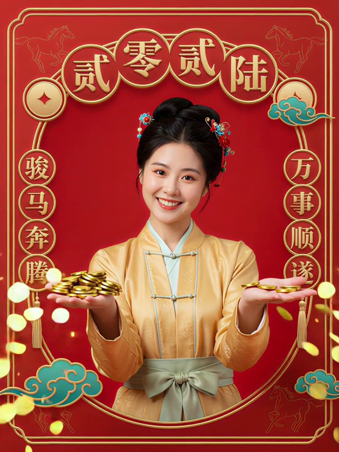 Golden Horse Lunar New Year