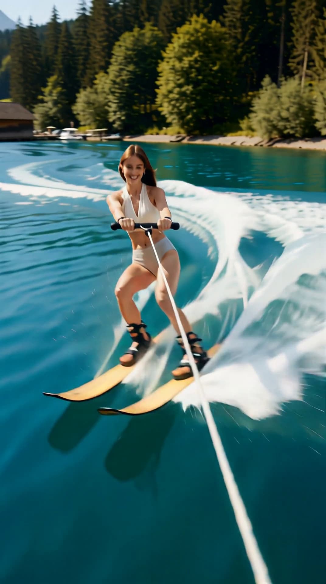 WATER SKIING LAKE