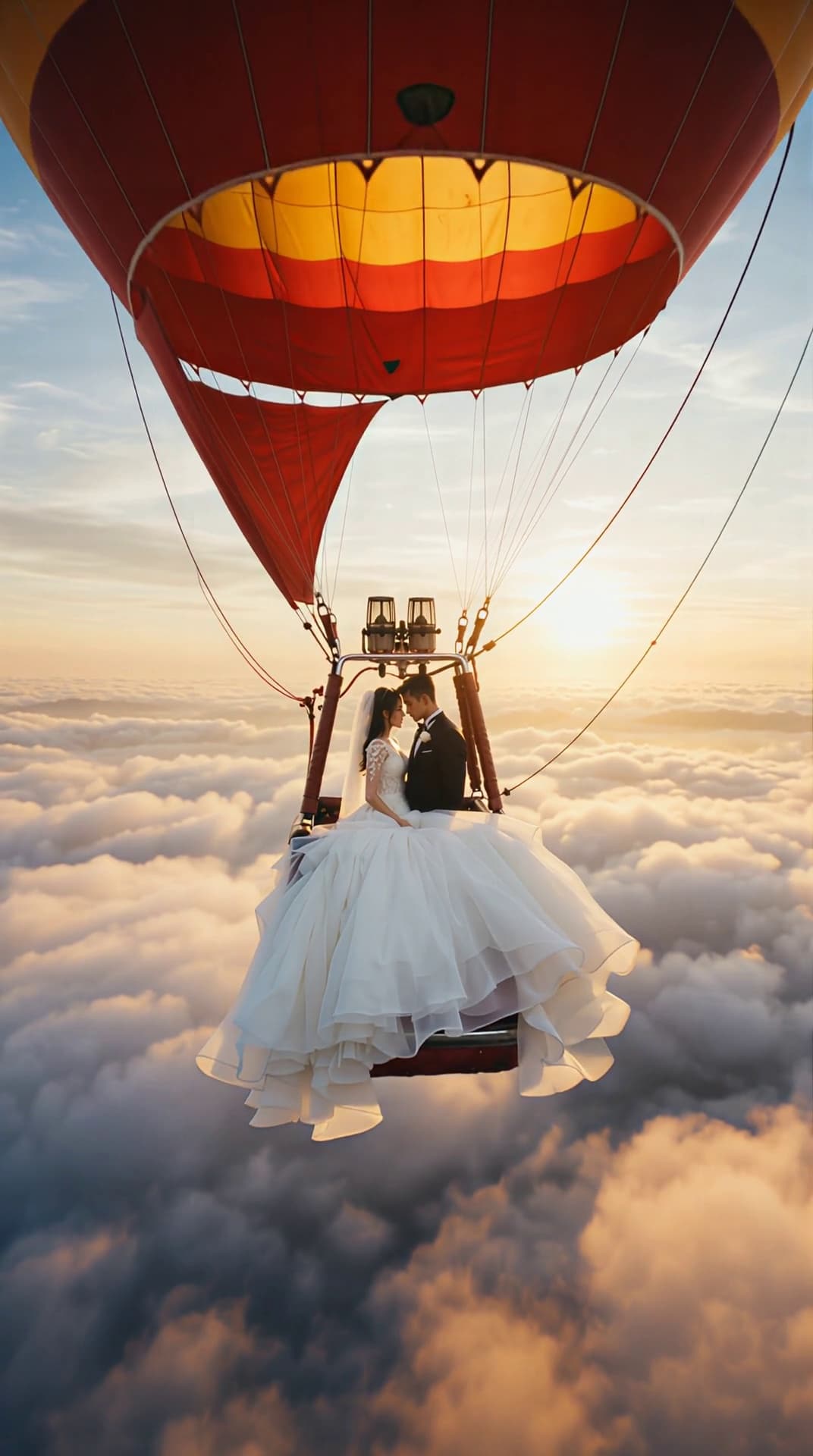 Air Balloon Wedding