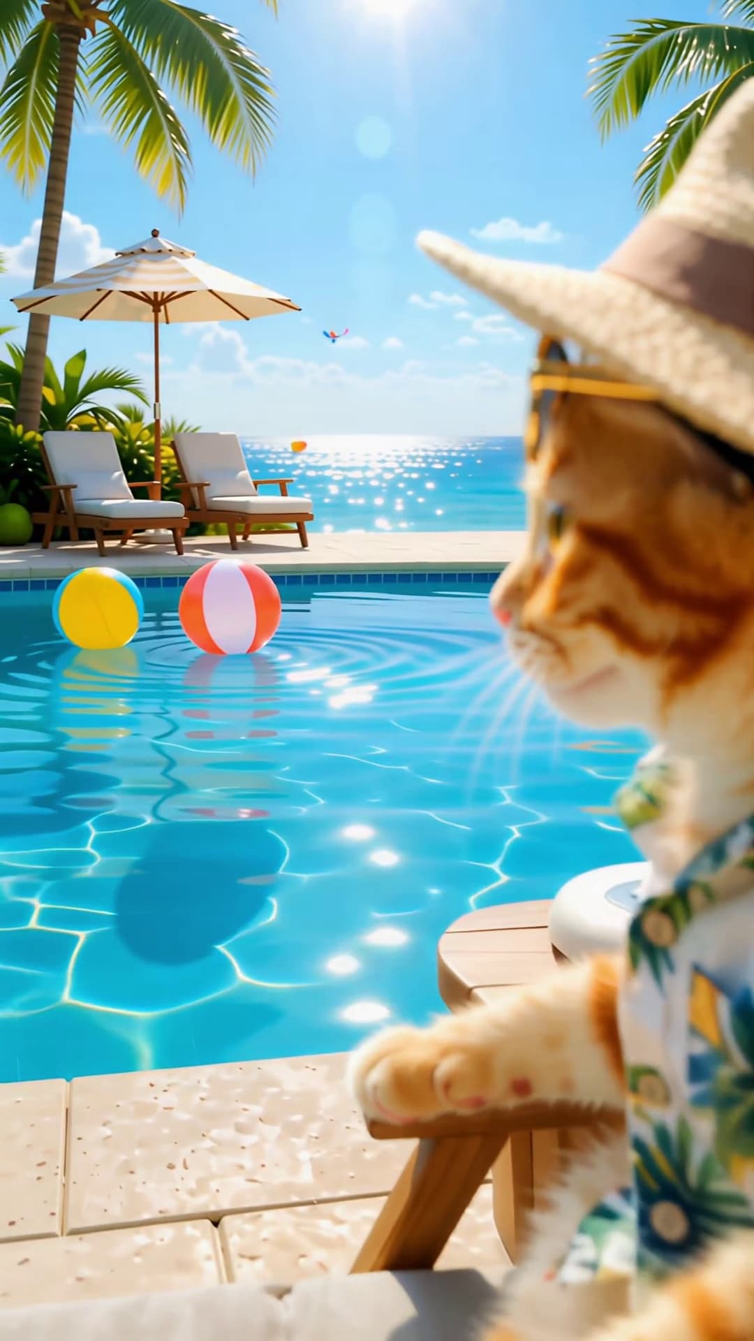 Pool Kitty