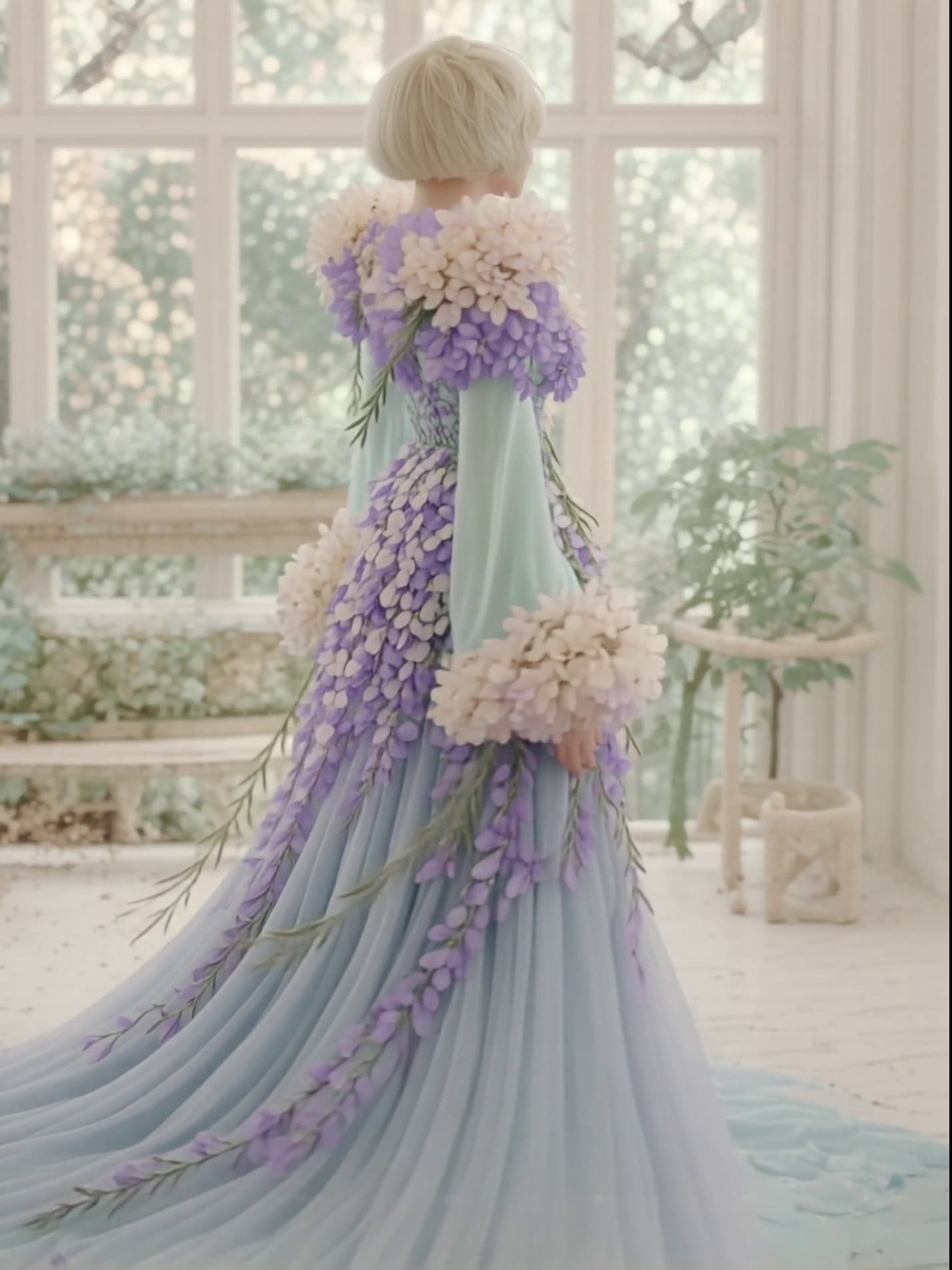 Flujo de Primavera Violeta