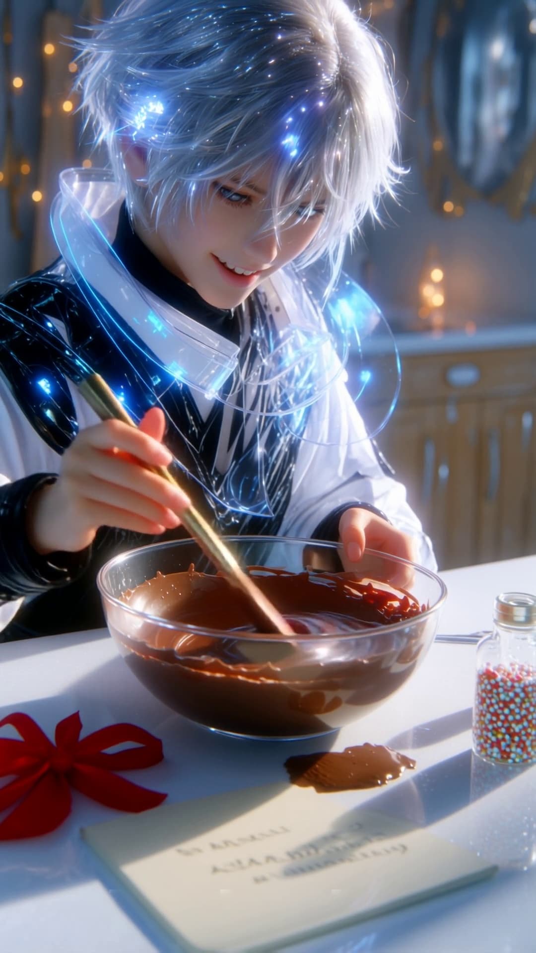 Chocolate en Preparación de Amor