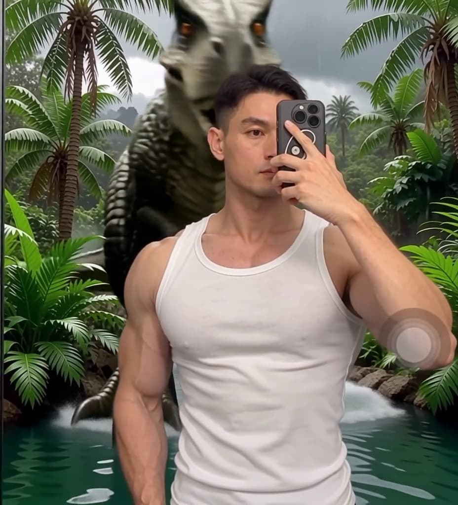 Jurassic Selfie Me