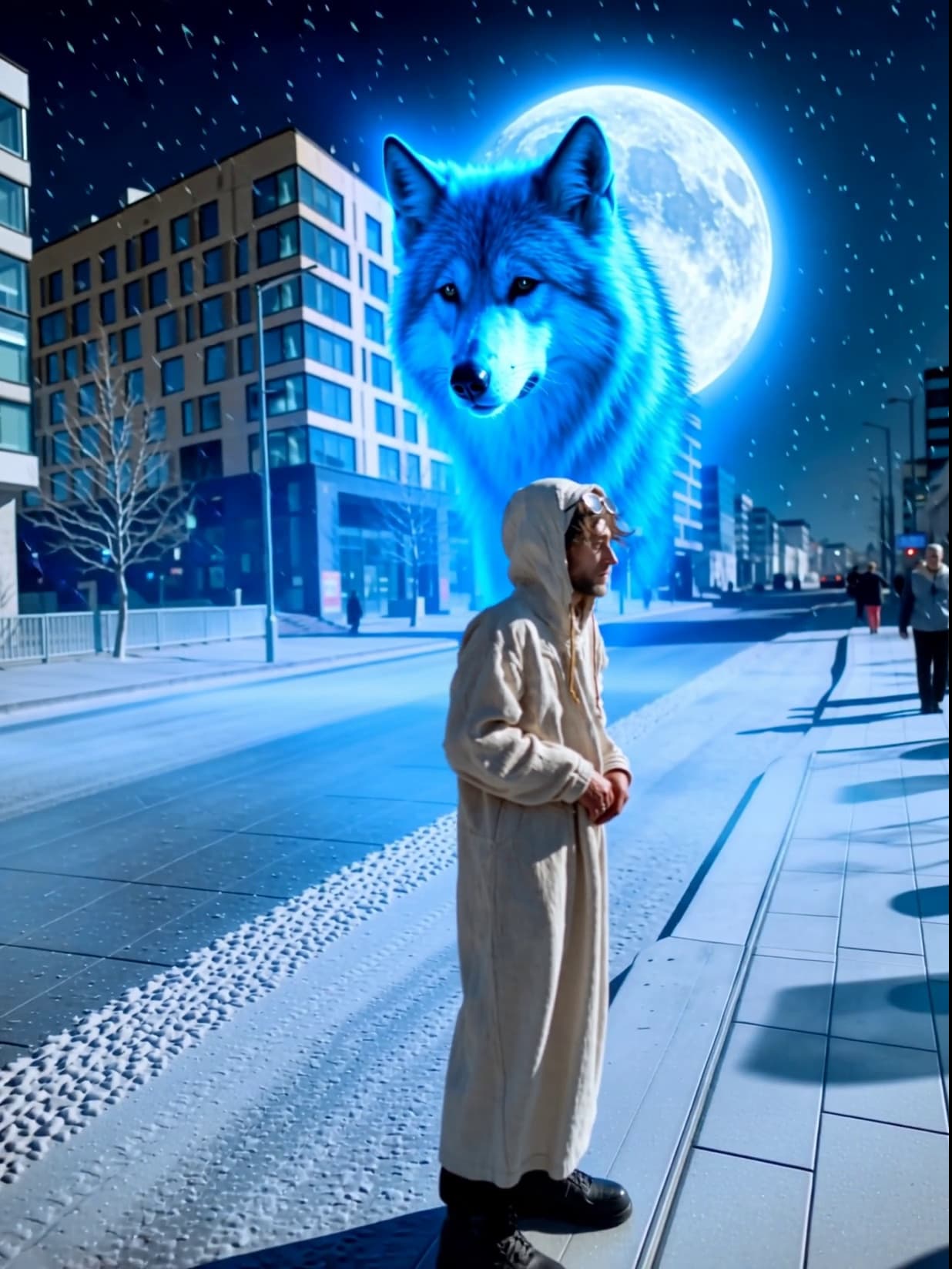 Póster de Lobo Invernante