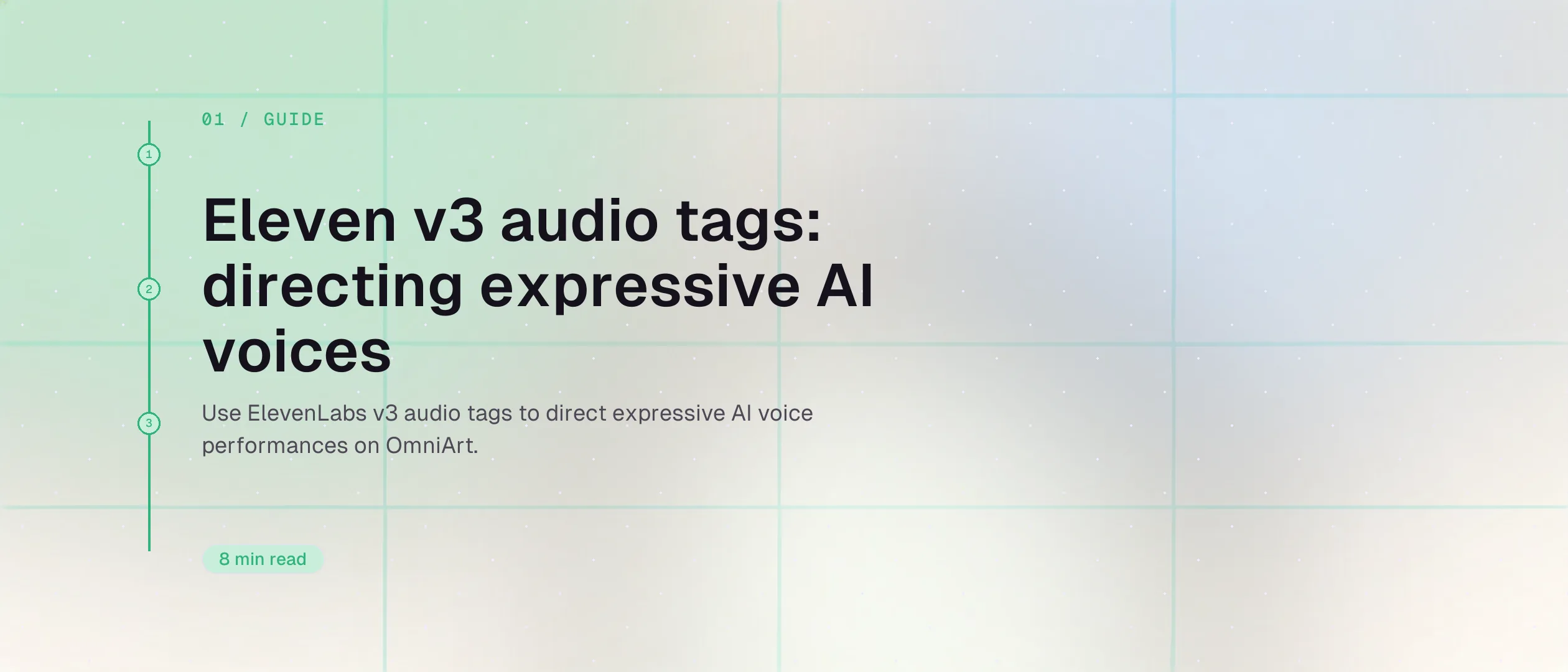 Eleven v3 audio tags: directing expressive AI voices