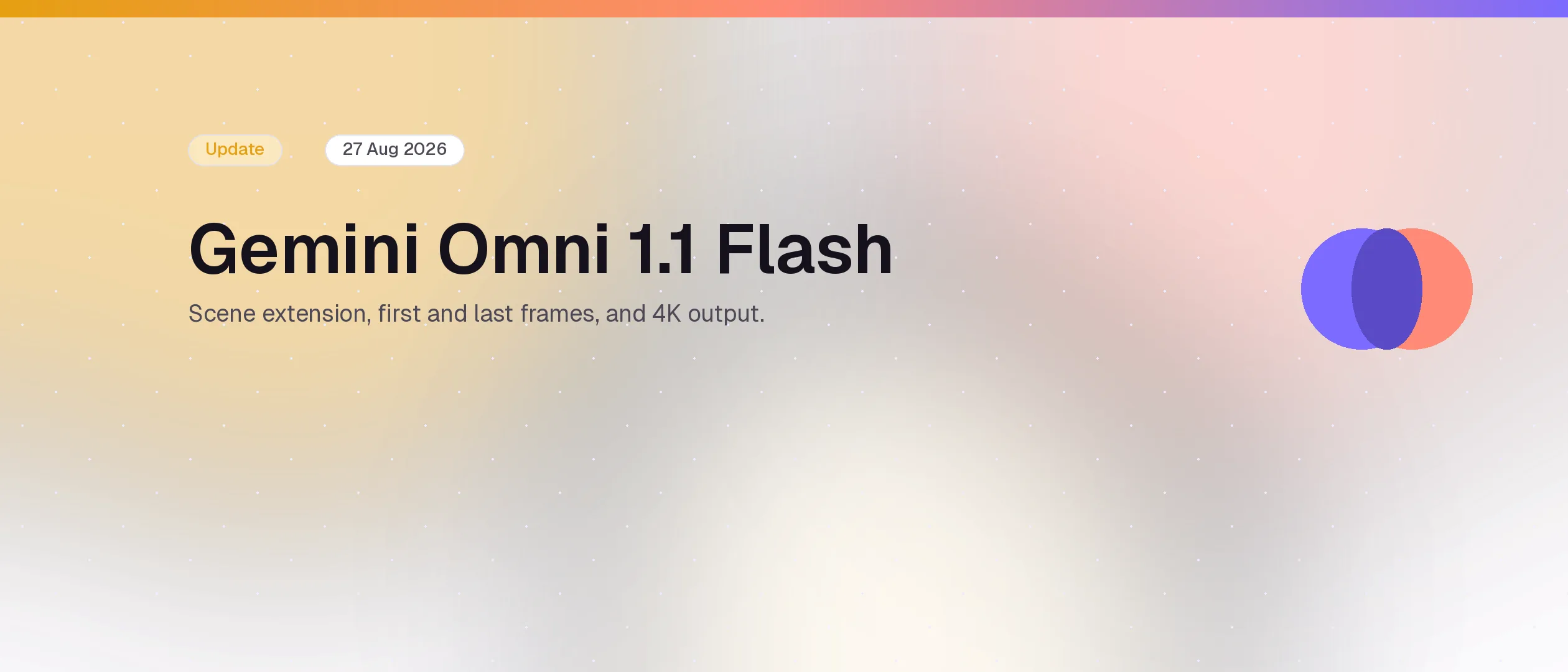 Gemini Omni 1.1 Flash: what shipped for video control