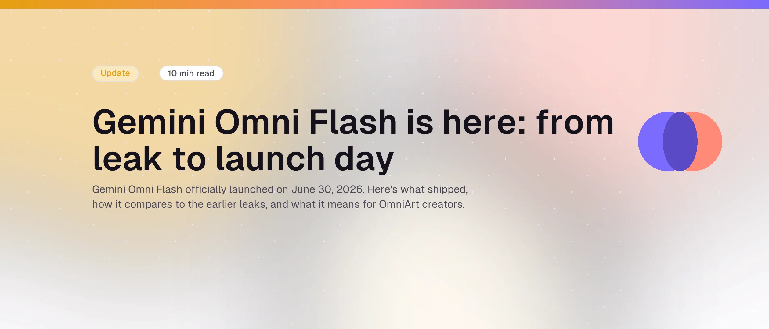 Gemini Omni Flash's developer API: what's new since I/O