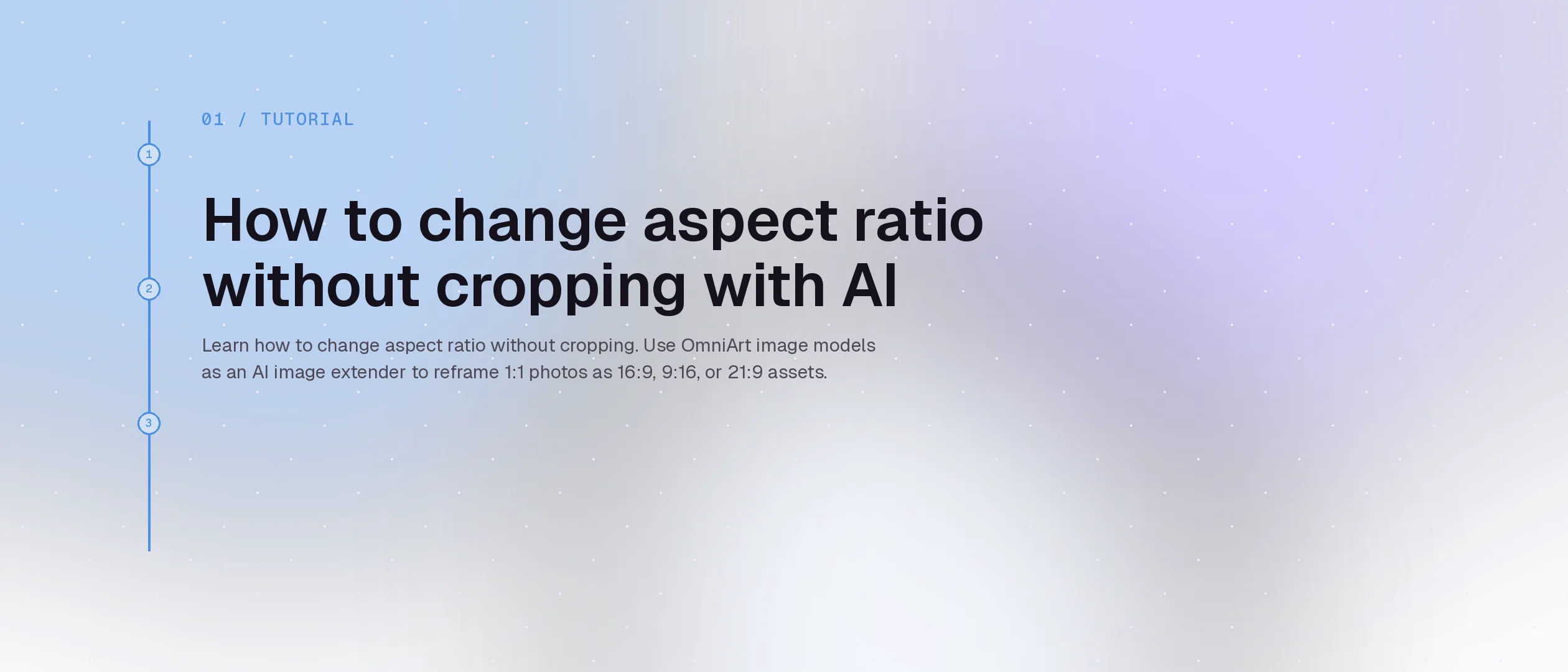 How to change aspect ratio without cropping with AI