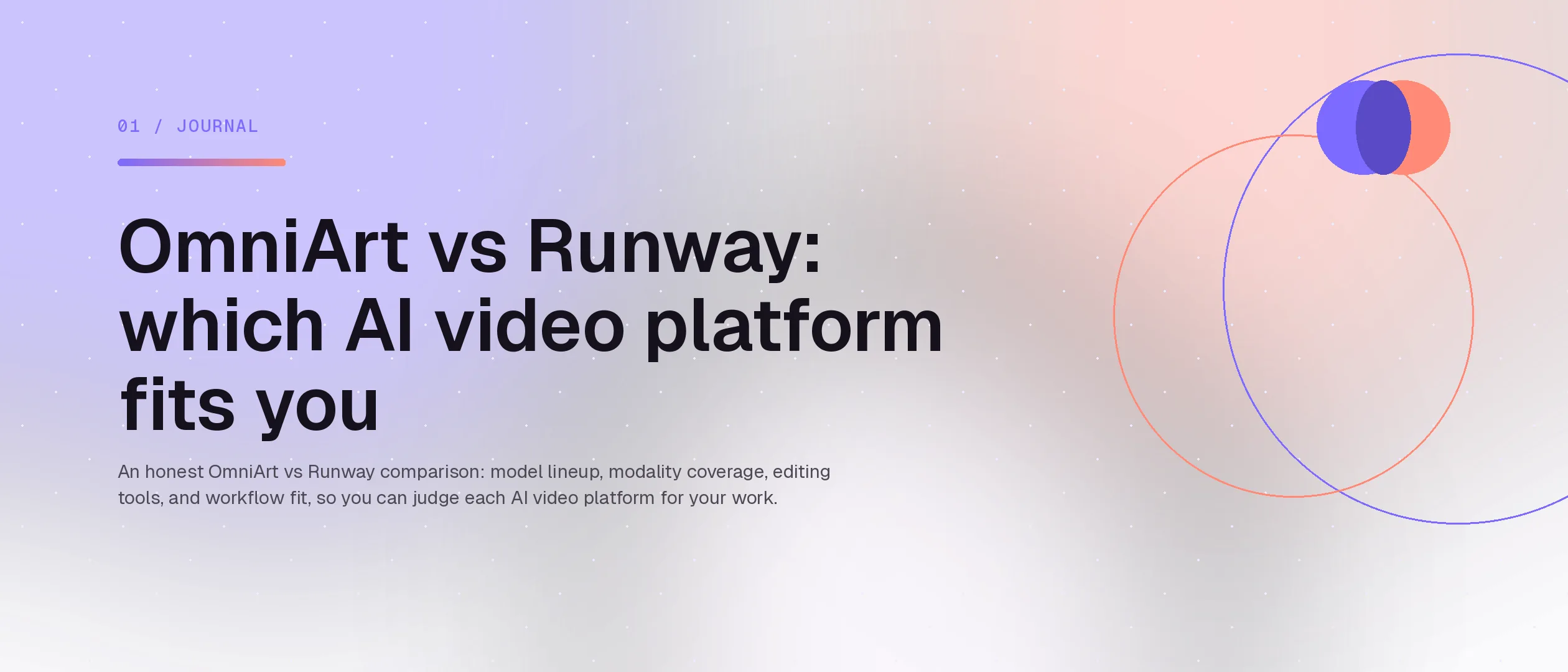 OmniArt vs Runway: which AI video platform fits you