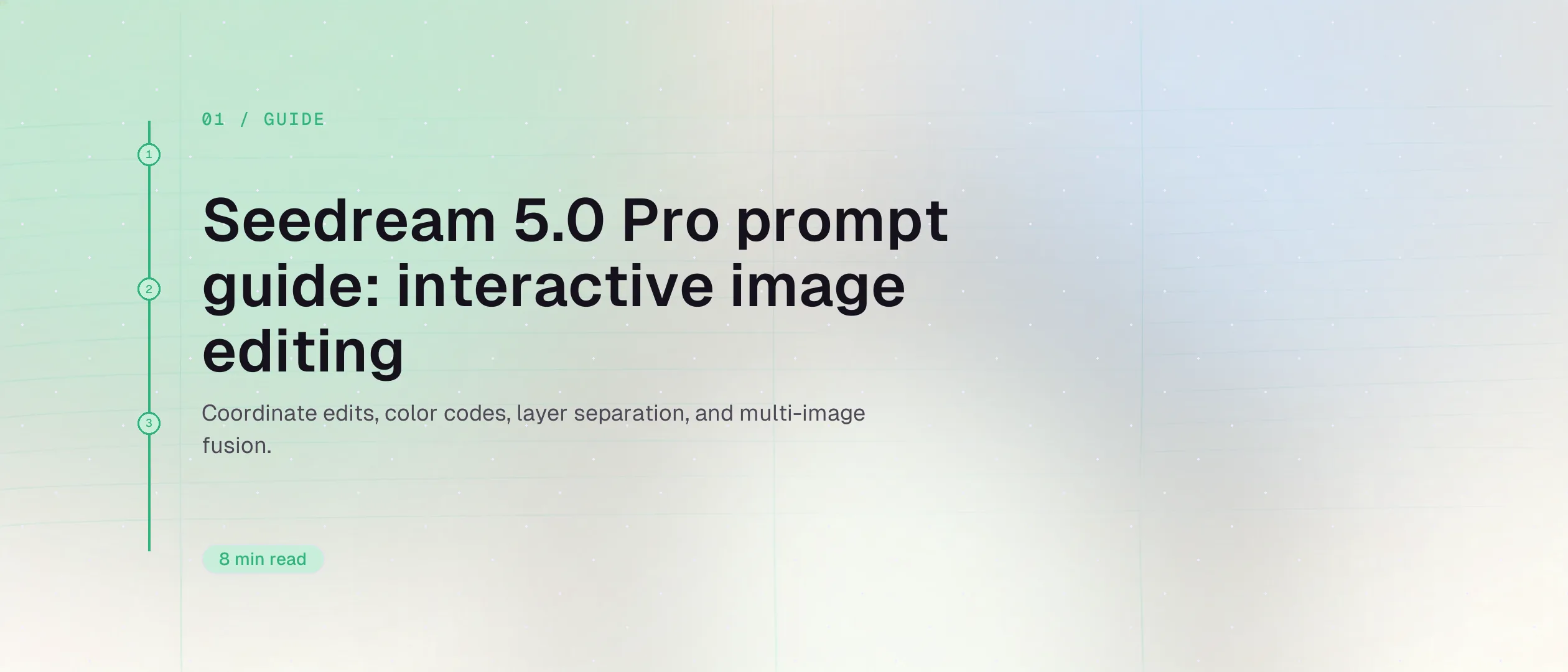 Seedream 5.0 Pro prompt guide: interactive image editing