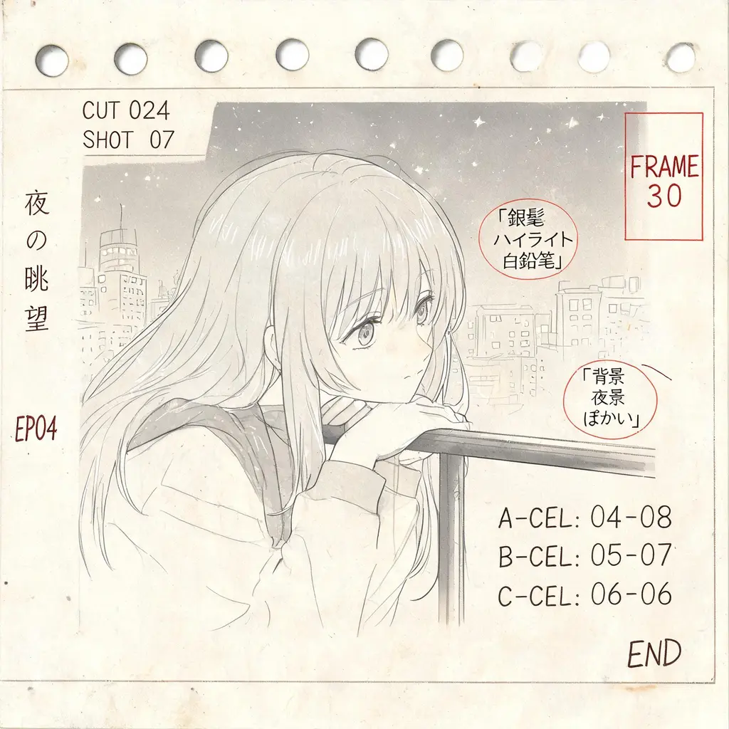 动画原画稿