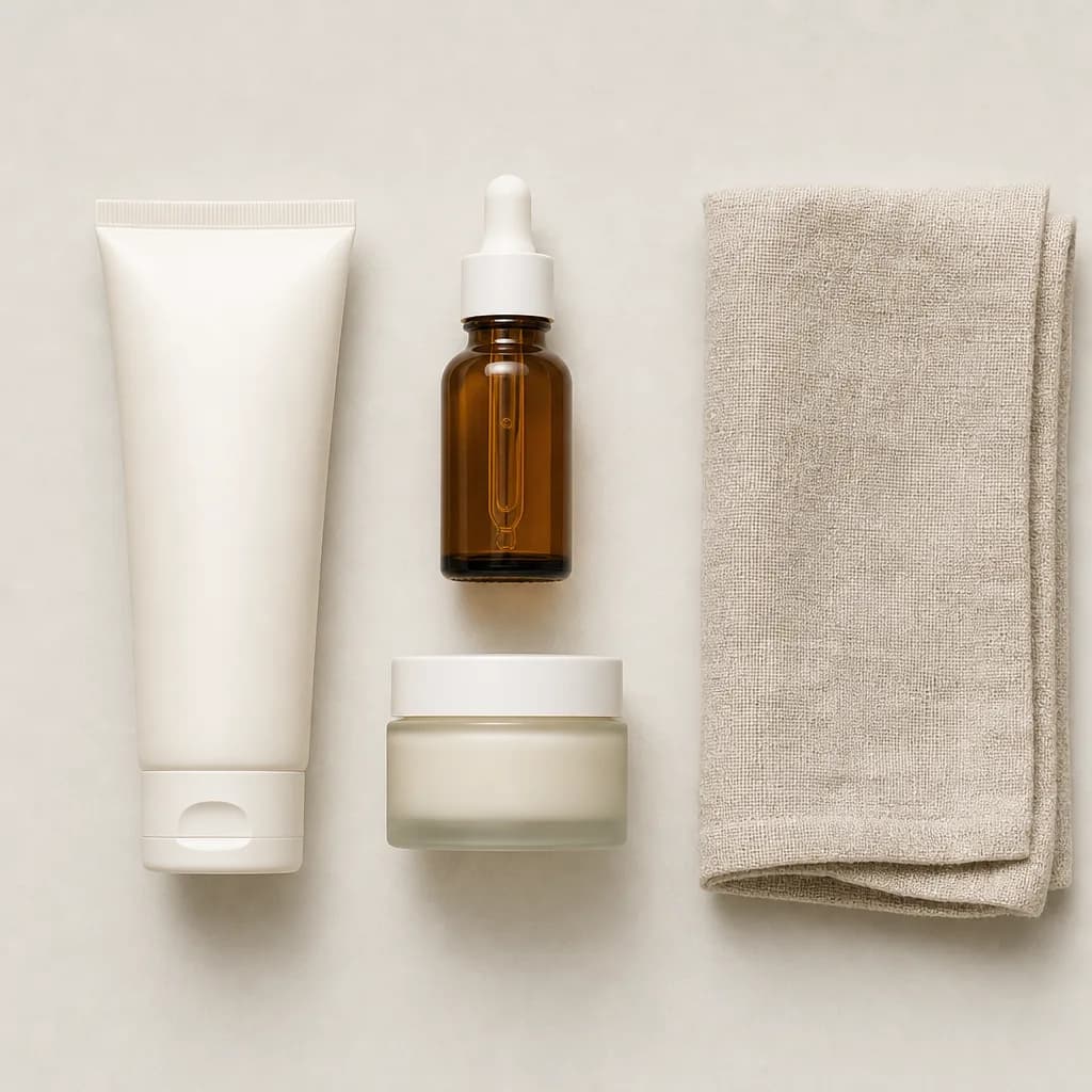 Flat lay limpio