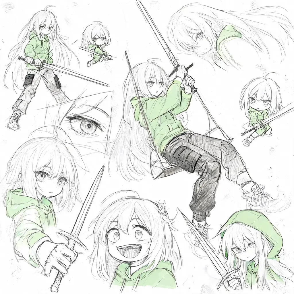 Página de sketchbook fan