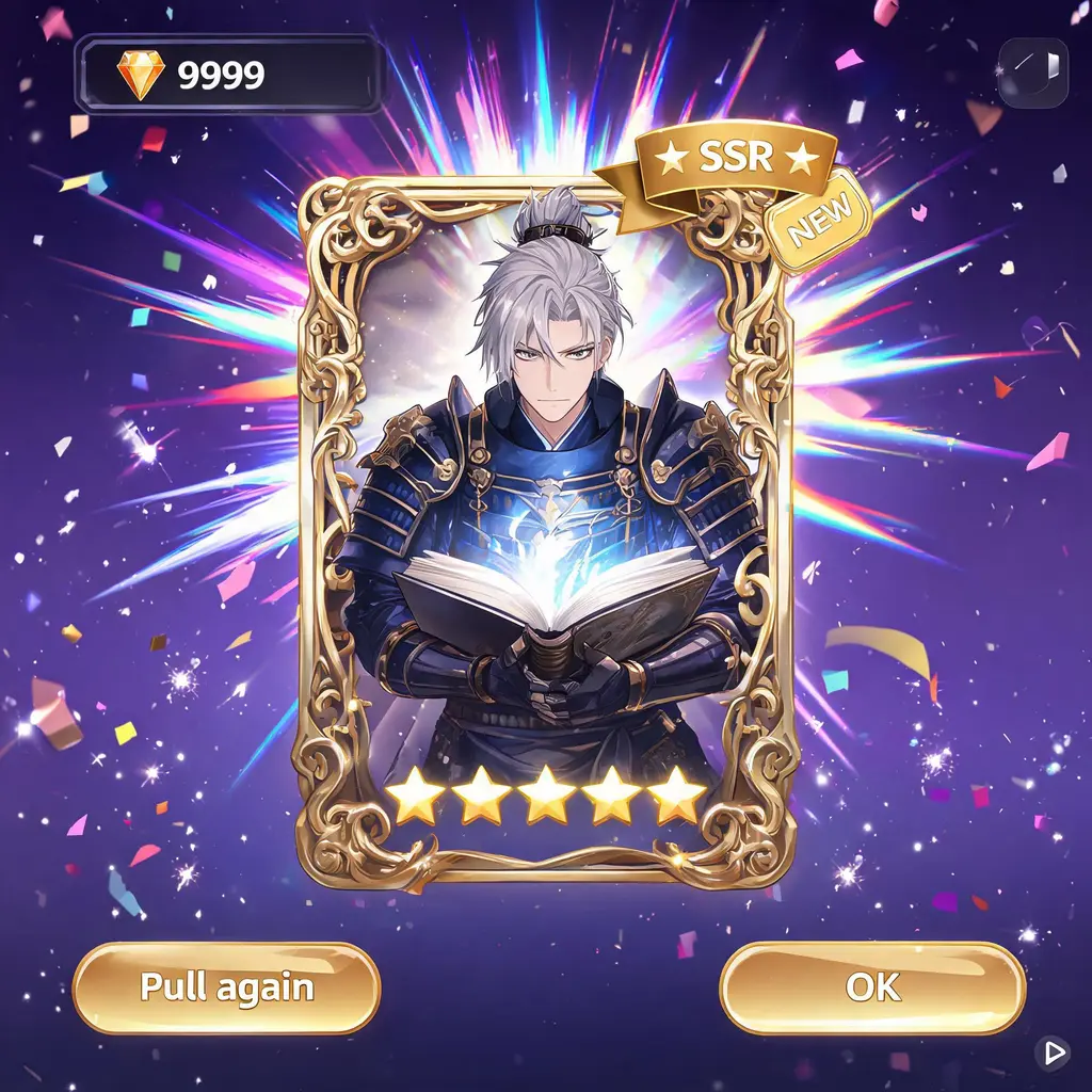 Màn hình triệu hồi gacha