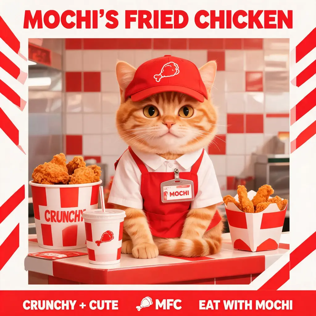 Pet brand collab poster