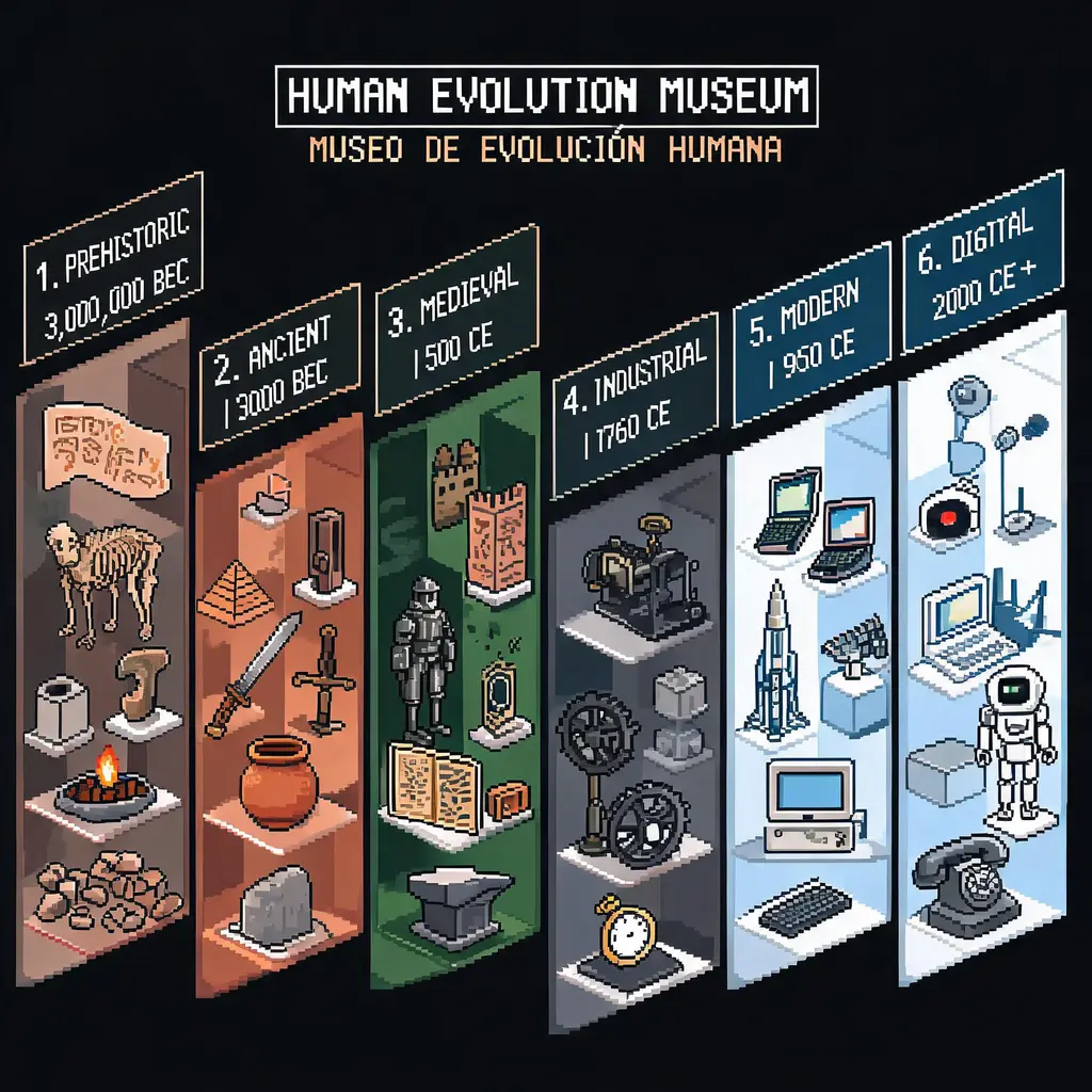 Museo píxel de la evolución