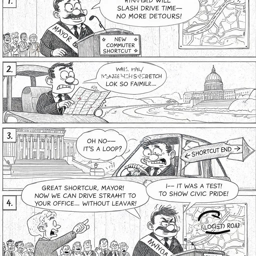 BD de caricature satirique