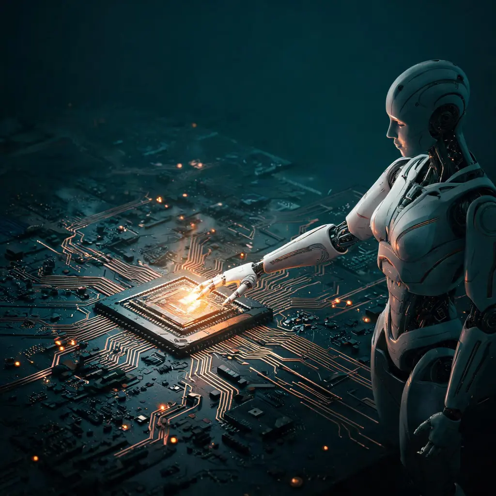 Sci-fi tech banner
