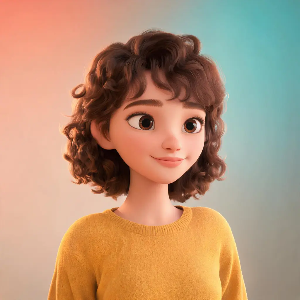3D-Cartoon-Porträt