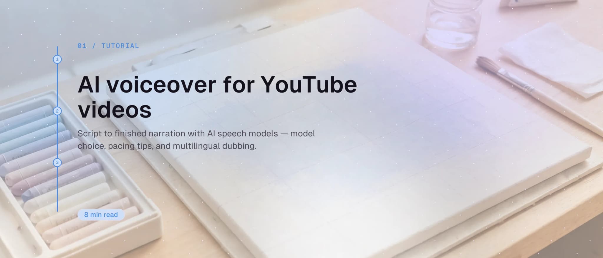 YouTube 影片的 AI 配音:一套創作者的工作流程