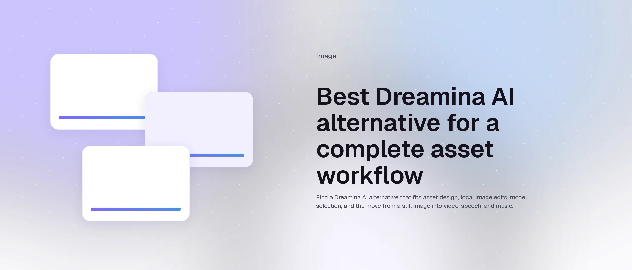 Dreamina AI 最佳替代方案:完整的素材工作流程